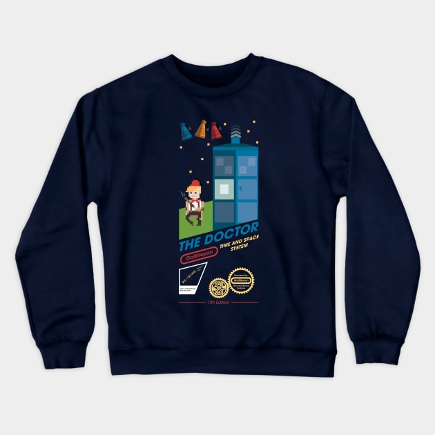 The Doctor The Game Crewneck Sweatshirt by pixelpwn